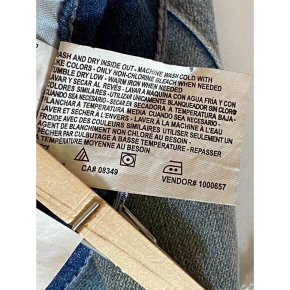 Nine West Gramercy Skinny Ankle Roll Cuff Soft Denim Blue Jeans Women's 10 NWT - Picture 10 of 13